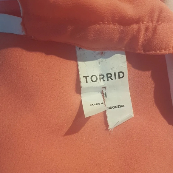 Torrid silky 2 layer racerback  flowy tank top - Picture 7 of 7